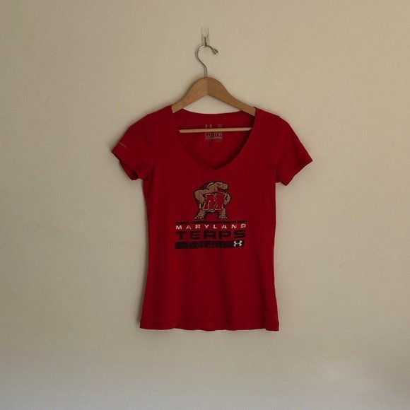 Under Armour Tops - Under Armor | University of Maryland V-Neck Tee